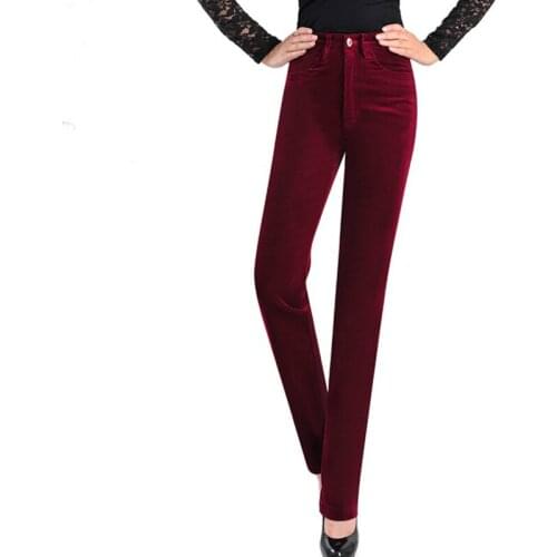 Женские вельветовые брюки SGOGOOG China At AliExpress