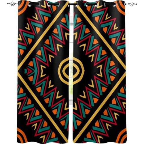 Modern Curtains Color Geometric Pattern Living Room Bathroom Kitchen Curtains Household Products Window Curtain Living Room