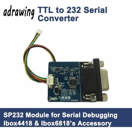 TTL to RS232 Serial Converter DB9 Interface Portable to Ibox4418 Ibox6818 Development Board