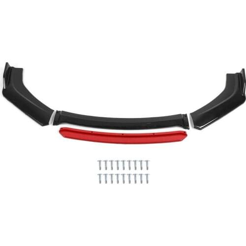 Universal Front Bumper Lip Spoiler Chin Body Kit Protection PP Auto Car Exterior Aerodynamic Parts