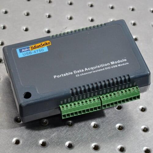 USB-4750 digital I/O USB module with 32-channel isolation protection