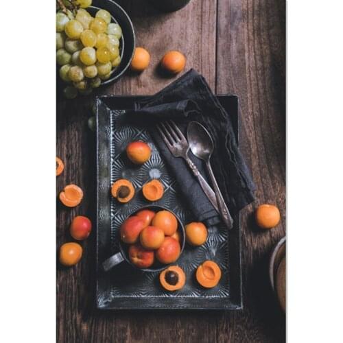 Vintage Old Iron Storage Tray Handcrafted Vintage Metal art Photography Props For Home Decor Storage Tray