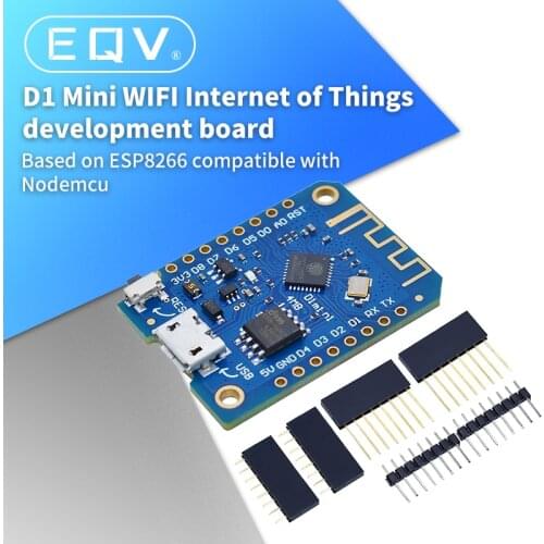 Wemos D1 Mini V3.0.0 WIFI Internet of Things Development Board Based ESP8266 CH340 CH340G 4MB For Arduino Nodemcu V2 MicroPython