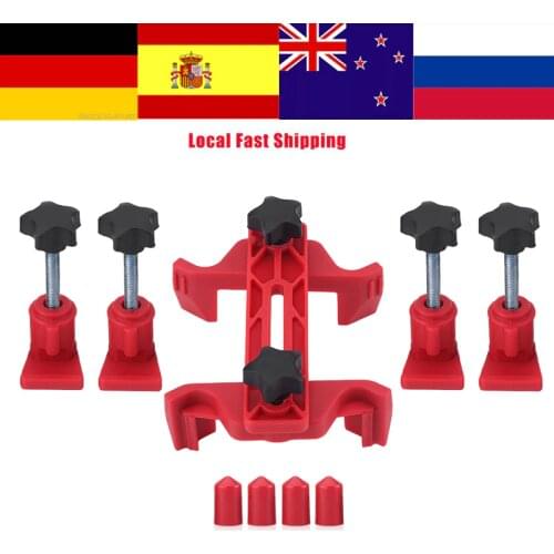 Oversea 9pcs Car Auto Dual Cam Clamp Camshaft Engine Timing Sprocket Gear Locking Tool Kit Engine Timing Tool Camshaft Timing