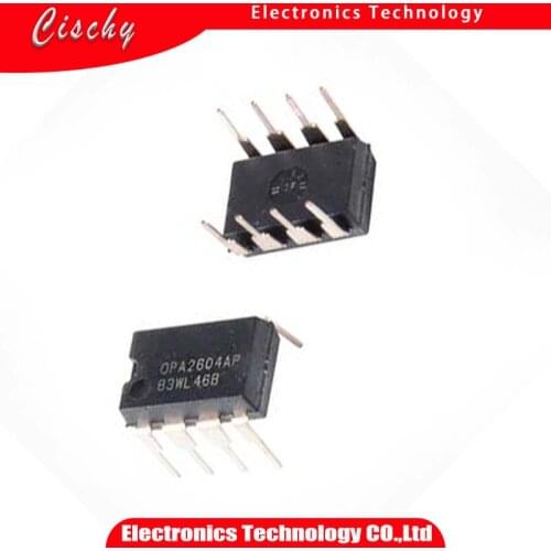 10pcs/lot OPA2604AP OPA2604 2604 DIP-8 In Stock