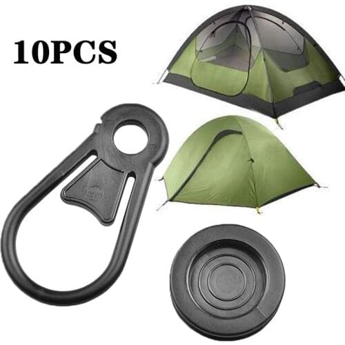 10Pcs Windproof Awning Clamp Tarp Clips Reusable Clip Snap Hanger Tent Camping Durable for Tarpaulins Canopies Boat Covers