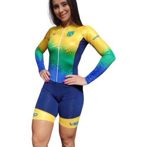 2021 cycling skinsuit long sleeves women bike clothing maillot ciclsimo team mtb racing bicycle speedsuit areo roadbike jumpsuit