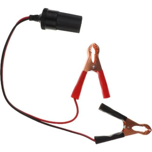 50A 12V DC Alligator Clip to Car Power Socket for Electrical Appliances