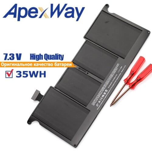 ApexWay A1375 7.2V 35Wh Laptop Battery for Apple MacBook Air 11" A1370 (2010 Production)