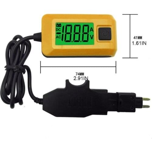 Automotive Current Tester Vehicle Fuse Ammeter Resistance Wire Leakage Detector