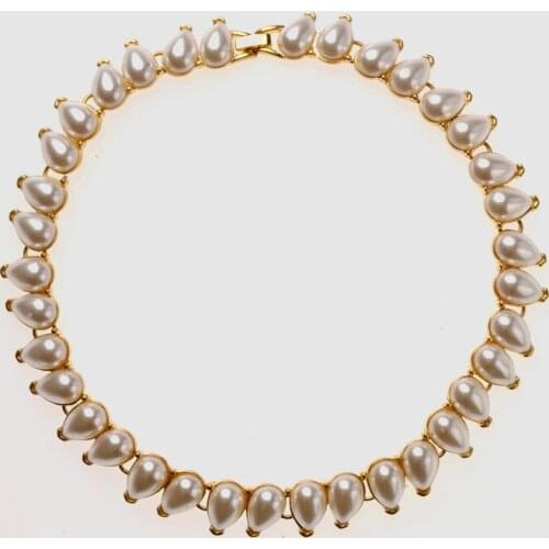 Amorita boutique trendy pearl new design Necklaces