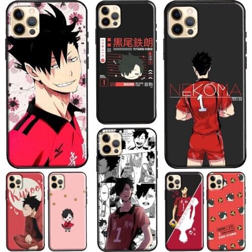 Haikyuu Kuroo Tetsurou Silicone Case For iPhone XR X XS Max 5S 6S 7 8 Plus SE 2020 11 12 Pro Max Phone Cover