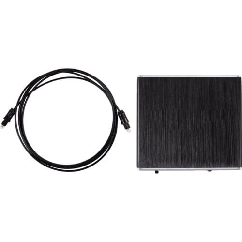 2M Meter Digital Fibre Optical Audio SPDIF MD DVD Gold Cable with HDMI Audio Extractor