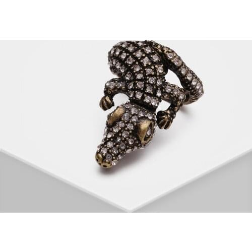 AMORITA O19 Design Alligator Ring