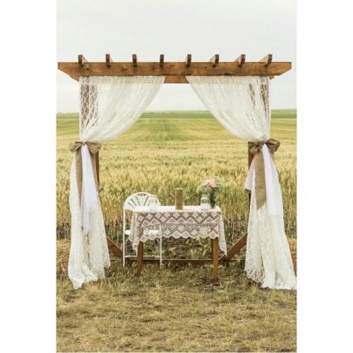 Rural Landscape Backdrop Autumn Field Photography Background Newborn Baby Shower Birthday Bride Wedding Photo Shooting Props