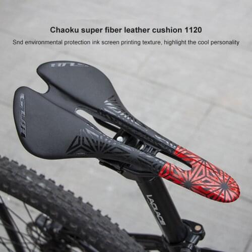 GUB 1120 Mountain Road Bike Microfibre Leather Riding Saddle Saddle Hollow Seat Pack Steel Bow Nylon Bottom