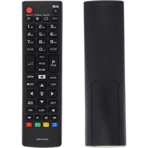 IR 433MHZ AKB74475481 Replacement TV Remote Control Distance for LED LCD HD TV 32LF592U/43LF590V/43UF6407/43UF640V/49UF6407
