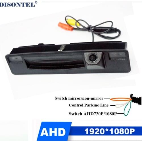 CCD car rear view reverse Camera for Ford FOCUS 2015 trunk switch camera waterproof color night vision wide angle in stock