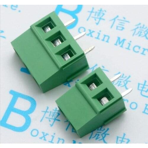 KF128 5.08 Terminal 3.81/5.0/5.08/7.5mm pitch pin posts Green spliced PCB connector with screw