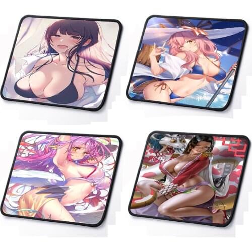 Anime Mouse Pad 22x18cm/29x25cm Big Breasts Sexy Girl Persona 3D Gaming Desk Cute PC Computer Mouse Matgamer Mousepad Japan