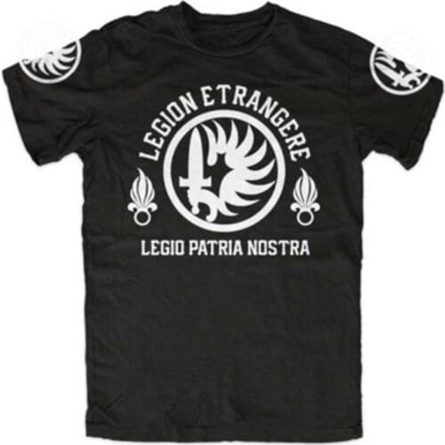 Legion Etrangere T shirt Men Schwarz Fremdenlegion Granate Legio patria Nostra casual tee USA Size S-3XL