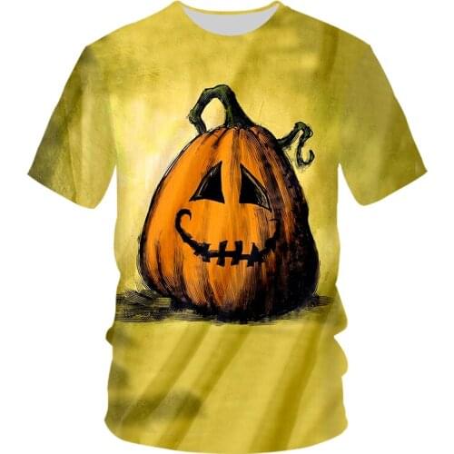 Fashion fun mens T-shirt 3D printing hip hop Halloween socks and camouflage skull t-shirt