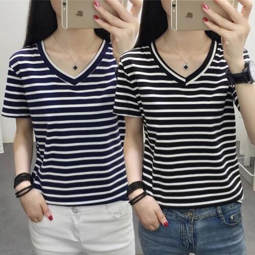 Женские полосатые футболки MOYISU China At AliExpress