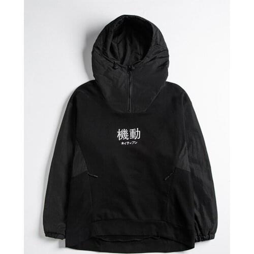 Men Street Style Hoodies Male Loose Hip-hop Hoody Hoodies 2020 Fashion Casual Function Adults Pullover Jacket Autumn Outwear