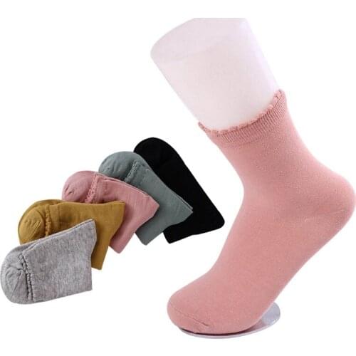 5pair Women Short Socks Cute Solid Soft Color Elasticity Fold Mouth Comfort Cotton Sock Meias Excellent Quality Female Socks Sox