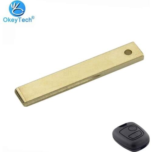 OkeyTech 1 pc Uncut Blank Replacement HU83 Blade With Groove for Peugeot 307 For Citroen C1 C3 Auto High Quality