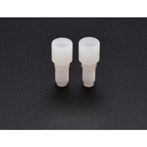 PP PTFE Food Grade Plastic Stopping Plug for 1/4-28 M6 Unused Ports on Multiport Valves or Manifolds in Microfluidic System