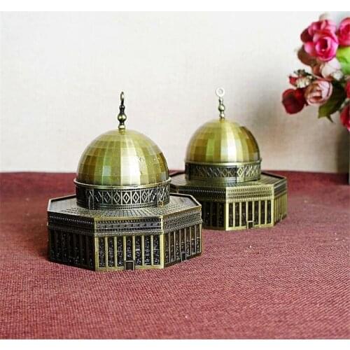 Religious Holy Land Jerusalem Dome Mosque Church Model Souvenir
