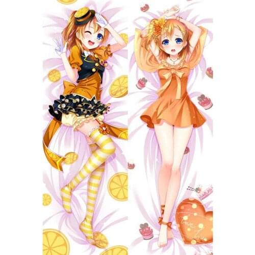 Sexy Japanese Anime Love live LL Kousaka Honoka Cute Throw Otaku Dakimakura Gifts Bedding Hugging Body Pillow Case 150x50 CM