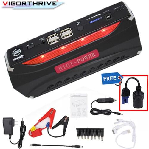 SOS Light Car Booster Bank Battery Charger 600A 12V Portable Power Mini Emergency Starting Device Car Jump Starter Car Charger