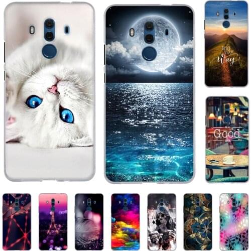 TPU Case For Huawei Mate 10 Pro BLA-L09 BLA-L29 BLA-AL00 Case Back Phone Cover For Huawei Mate 10 Pro Cover Silicone Shells Bags