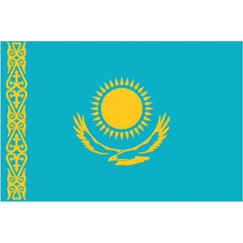 90 x 150cm Kazakhstan flag parade festival banner flag home decoration 3x5ft the sun and the eagle Polyester