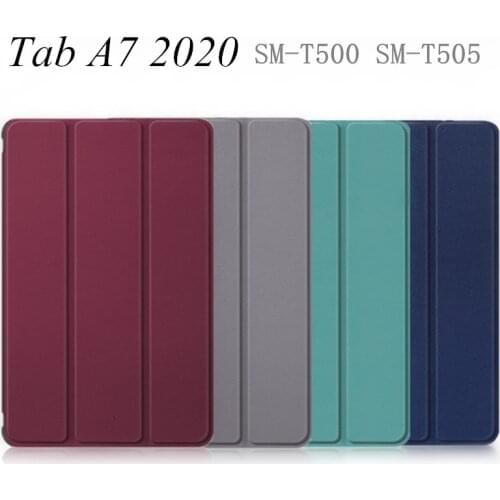Ultra thin Cover for Samsung Galaxy Tab A7 10.4 2020 T500 T505 Case Magnetic Stand Cover Funda For samsung Tab A7 case sm-t500