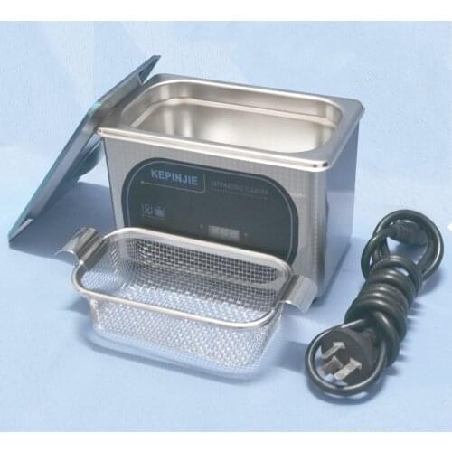 Ultrasonic Cleaner 35w 800ml Digital Stainless Steel Basket 110V 220V Ultrasound Cleaning For Denture Watches Glasses Jewellery