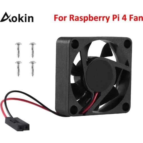 Aokin Raspberry Pi 4 Fan 35mm 35x35x10mm 3510 Brushless Cooling Fan with Screws for Raspberry Pi 4