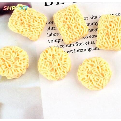 High Quality10pcs Resin Instant Noodles DIY Modeling Clay Accessories Toys For Children