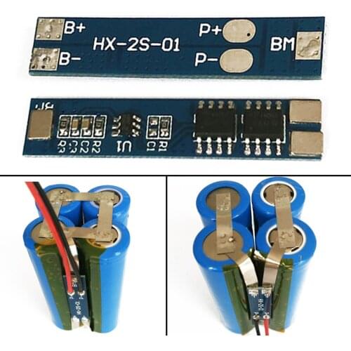 1pc Lithium Battery Protection Board With Over Charge Over Discharge Short Circuit Over Current Protection Function