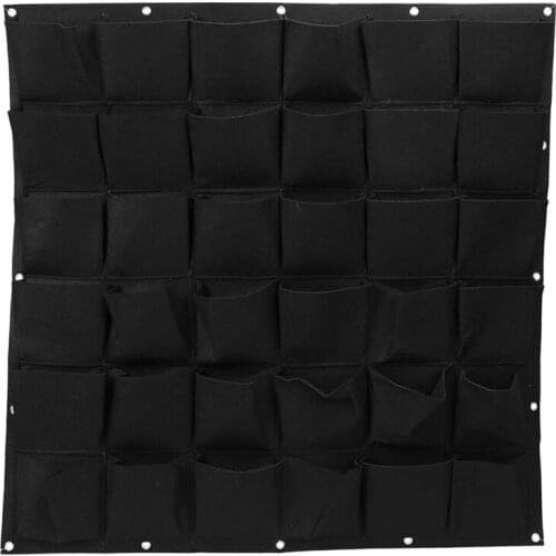 36 Pockets Vertical Hanging Wall Garden Planter Plant Grow Bag For Flower Vegetable For Indoor/Outdoor And Patio Areas(36 Pocket