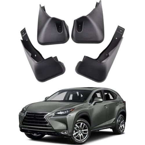 4pcs/set Mud Flaps Mud Guards Fit For Lexus NX 200t NX 300h 2015-2017 Mudflaps Splash Guards Front Rear Mud Flap Mudguards