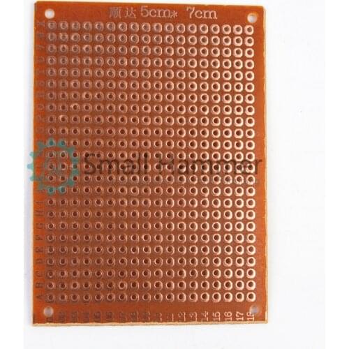 5PCS hole plate universal board experiment board circuit board circuit board 5CM*7CM