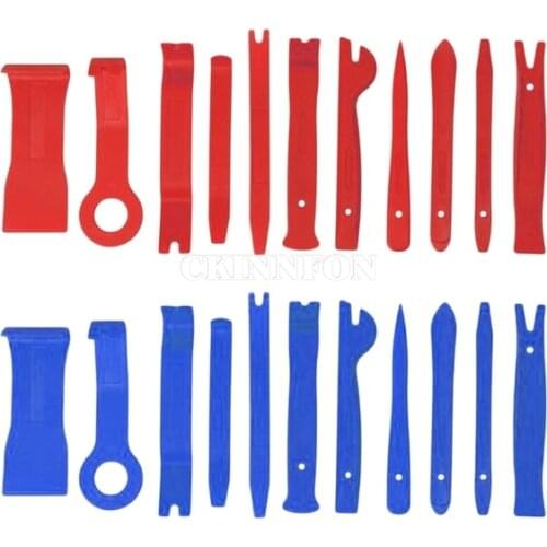 50Sets/Lot 11Pcs/Set Auto Car Radio Panel Interior Door Clip Panel Pry Tool Trim Dashboard Removal Opening Tool Repair Tool