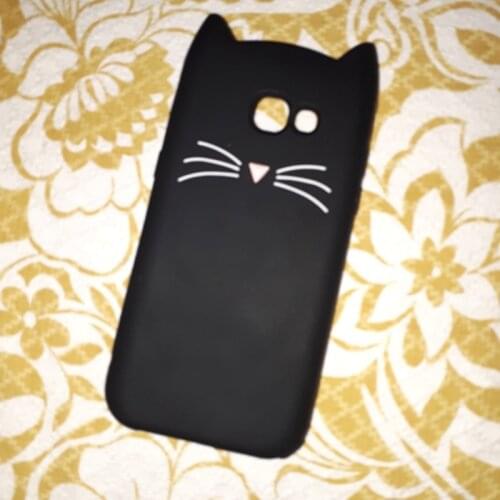 3D Cartoon Cat Case For Samsung Galaxy A5 2017 S6 S7 Edge S8 S9 S10 Plus J3 J5 J7 A5 2016 2017 J4 J6 J8 A6 2018 Silicone Cover