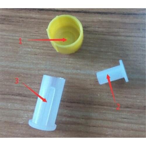 ERIKC Auto Fuel diesel injector parts and Brand new plastic caps for Delph1 injectors, protection caps contain 3 pieces/bag