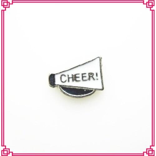Hot selling cheer floating charms living glass floating memory lockets
