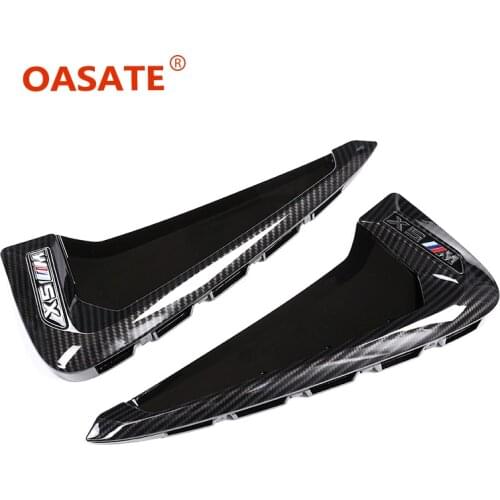 Car Styling Kit for 2014-2018 BMW Xdrive Emblem X5 F15 X5M F85 Shark Gills Side Fender Vent Mesh Decoration 3D Stickers