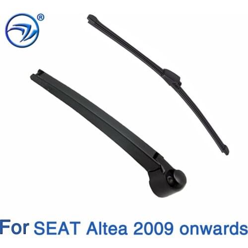 Wiper 13" Rear Wiper Blade & Arm Set Kit For SEAT Altea 2009 onwards Windshield Windscreen Rear Window